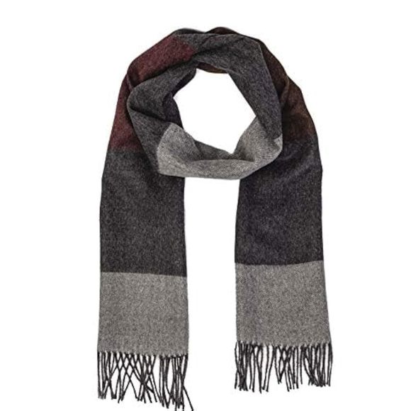 Іnса Fаshіоns Accessories - Alpaca Wool Scarf - 100% Pure Baby Alpaca - Color Block Striped | 12 Inches X🌹